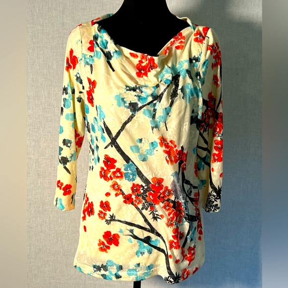 Soft Surroundings Floral Women Top- Large‎ - Picture 1 of 9